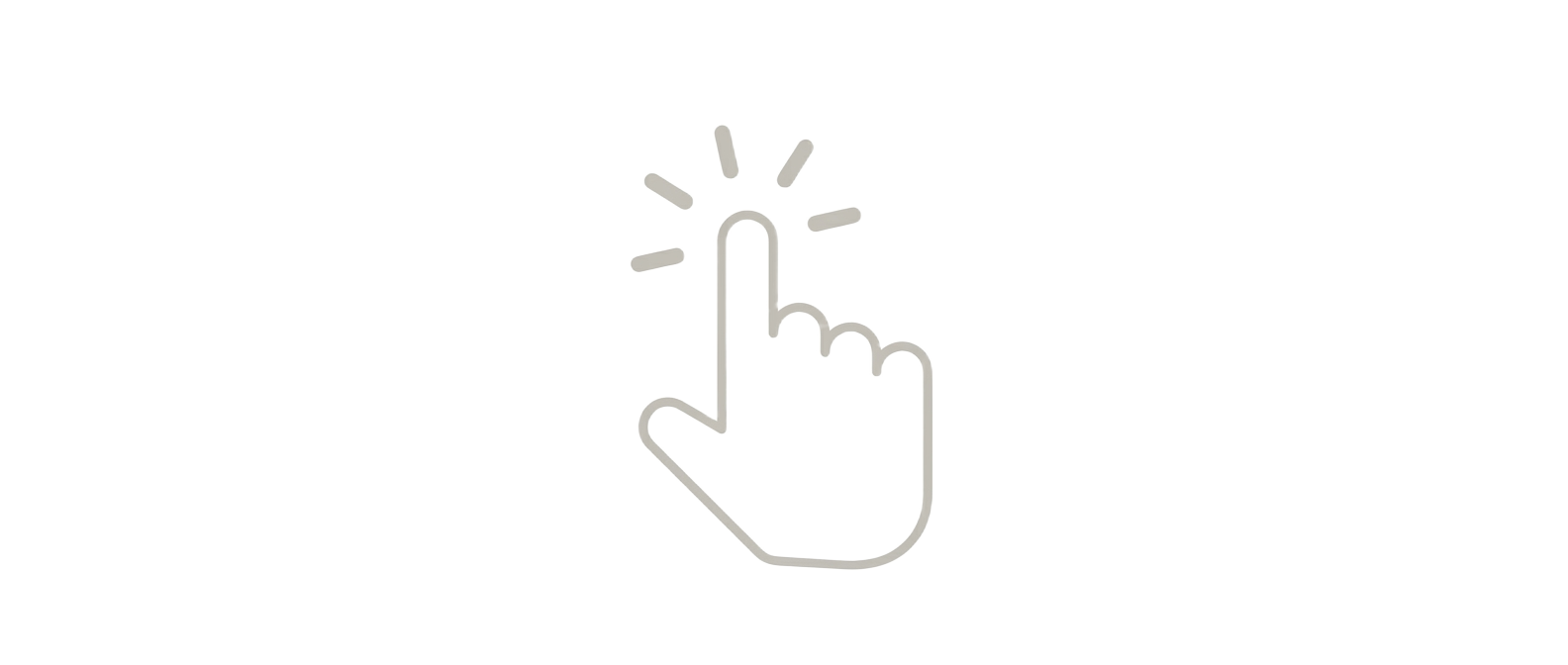 Icono de una mano señalando la dirección de email de arriba.